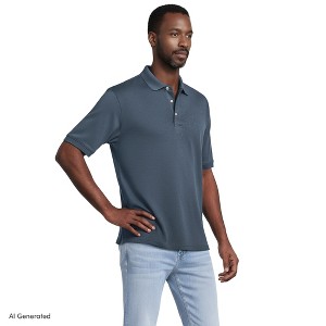 Lands' End Men's Short Sleeve Cotton Supima Polo Shirt - 2X Large