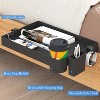 MaseiKar Bedside Shelf for Bed, Foldable Bunk Bed Shelf Organizer for Room Essentials Clip On Nightstand Bed Side Shelf Tray - 4 of 4