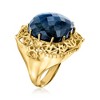 Ross-Simons Labradorite Ring in 18kt Gold Over Sterling - 3 of 4