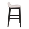 Maydena Barstool Black - Hillsdale Furniture: Non-Swivel, Counter Height, Low Back, Wood Legs - image 4 of 4