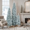 Hrinhom 3-Set Artificial Christmas Tree With Snow Flocking,8FT/6FT/4FT,11 Lighting Modes - 3 of 4