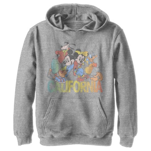 Mickey mouse hoodie discount grey