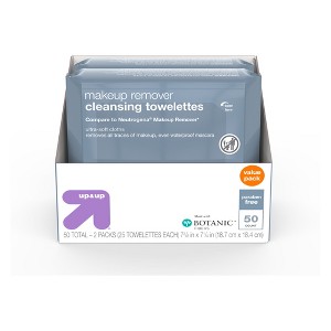 Basic Facial Cleansing Wipes - 50ct - Up&Up (Compare to Neutrogena Makeup Remover)