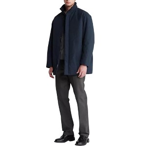 Calvin Klein Mens Mockneck Covered Placket Parka Coat - 1 of 2