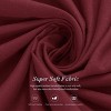 Subrtex Elastic Wrap Around Bed Skirt Dust Ruffle Smooth Soft Bed Frame Cover 15-inch Drop - 4 of 4