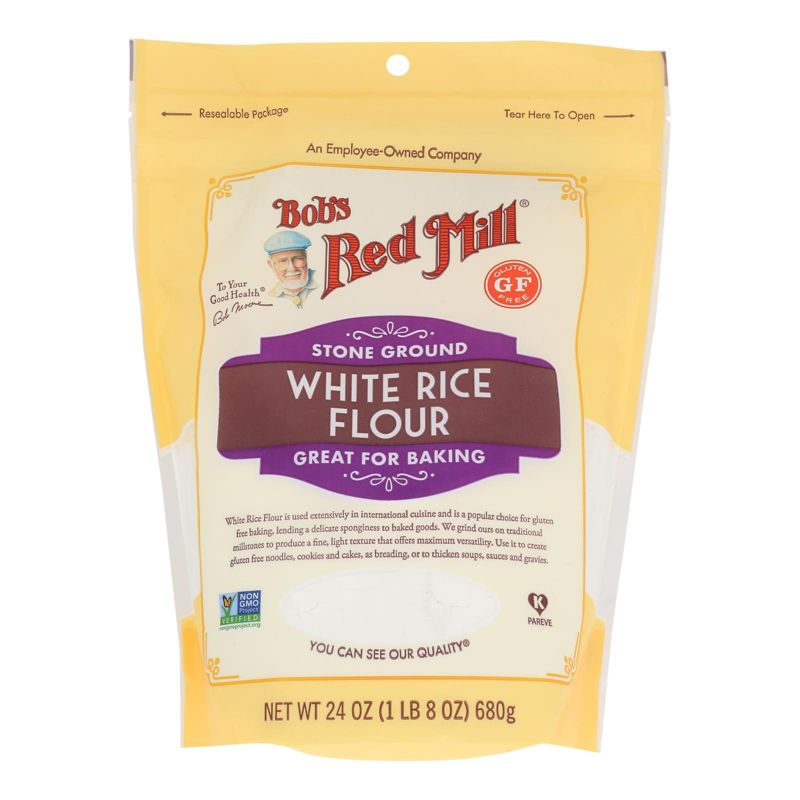 Bob's Red Mill Flour Gluten Free White Rice Flour - Case of 4/24 oz, 2 of 7