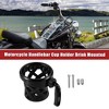 Unique Bargains Motorcycle Handlebar Cup Holder Fit for Harley-Davidson Most Model Black 1 Set - 2 of 4