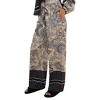 Women's Border Print Wide Leg Pants - IMPREVU - 3 of 3