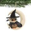 Bethany Lowe 3.75 In Witchy Owl On Moon Ornament Halloween Spider Bird Tree Ornaments - 3 of 3