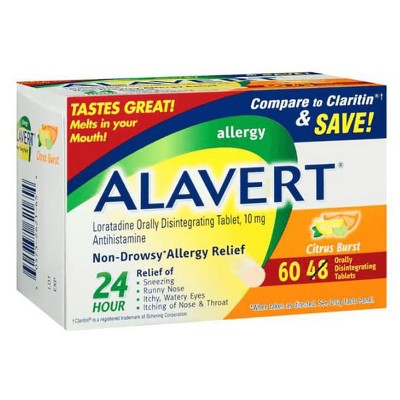Alavert Allergy Odt - Citrus Burst 60 Tabs
