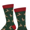 Socksmith 18.0 Inch Leaping Reindeer Antlers Standing Christmas Crew Socks - 3 of 3