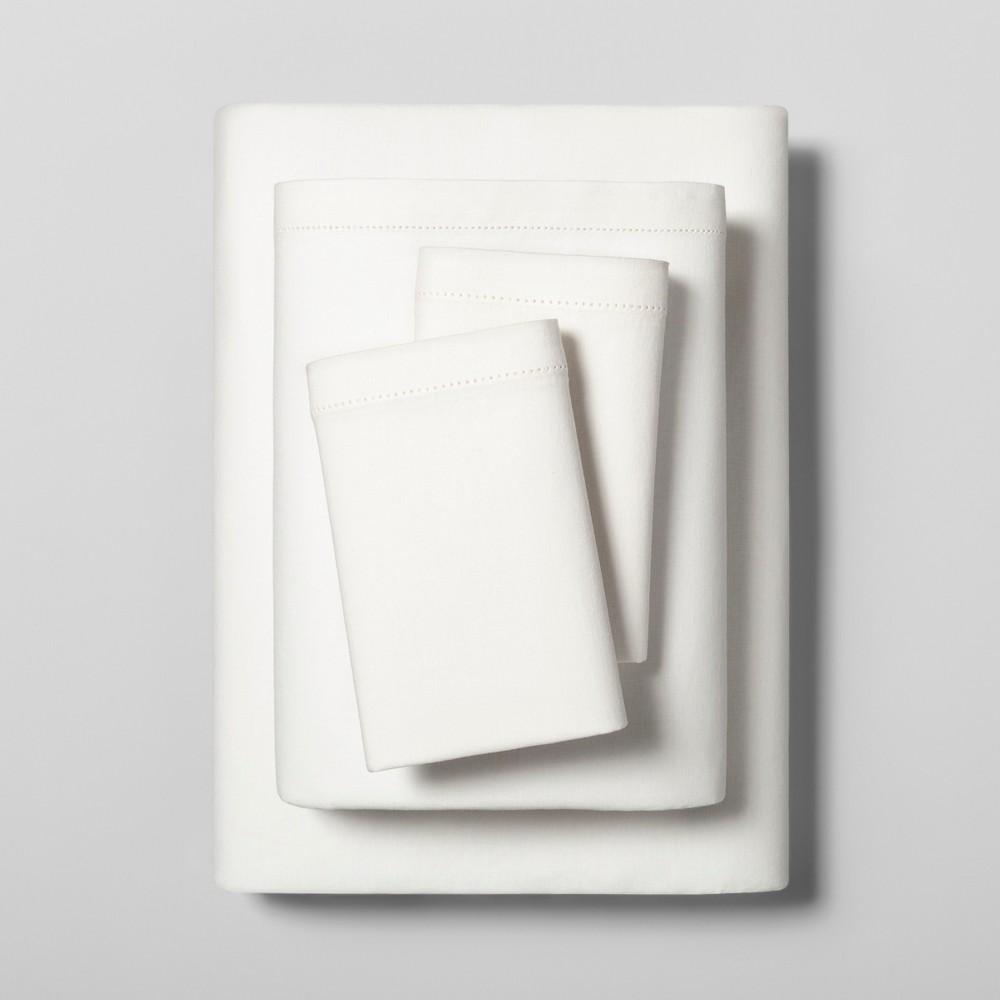 Hearth Hand With Magnoliaking Microstripe Printed Organic Sheet Set Railroad Gray Sour Cream Hearth Hand With Magnolia Dailymail