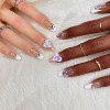 Vynxaria Clear Elegant Press-On Nails for Effortless Beauty Size M - 4 of 4
