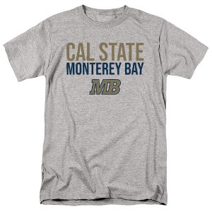 Men's California State University Monterey Bay Official Stacked T-Shirt - 1 of 4
