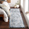 Vintage Medallion Area Rug Indoor Non-Shedding Stain Resistant Rugs Carpet Floral Rugs for Living Room Bedroom - 2 of 4