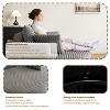 360° Swivel Chaise Lounge Lazy Accent Chair Cozy Sleeper Sofa Single Swivel Chair, Beige/Brown/Green/Black/Gray-ModernLuxe - 4 of 4