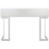 Enzo 2 Drawer Mirrored Desk - Silver/Mirror - Safavieh - 3 of 4
