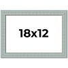 PosterPalooza | Refined Blue Picture Frame - UV Acrylic, Backing Board, Hanging Hardware Included - 2 of 4