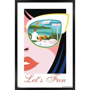 Trends International The White Lotus - Let's Fun Framed Wall Poster Prints - 1 of 4