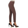 Rekucci Women's Pull-On Slim Ankle Pants with Faux Snaps – Stretch Comfort Waistband & Chic Office Style - 2 of 4