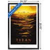 Trends International NASA - Titan Travel Poster Framed Wall Poster Prints - 3 of 4