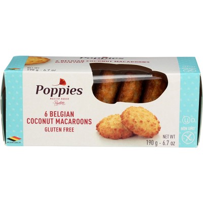 Poppies Cookie Macaroon Coconut Traditional - Pack Of 12 - 6.7 Oz : Target