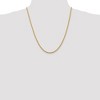 Black Bow Jewelry 2.75mm 14k Yellow Gold, Solid Diamond Cut Rope Chain Necklace - 2 of 4