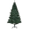 Tangkula 7ft LED Lights Pre-Lit Artificial Christmas Tree w/ Hinged Branches and Metal Stand - 4 of 4