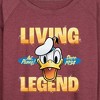 Women's - Disney - Living Legend 1934 Lightweight French Terry Wide Neck Long Sleeve Shirt - 2 of 4