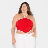 Women's Game Day Football Charm Halter Top - Wild Fable™ - 2 of 3