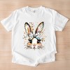 Simply Sage Market Coquette Bunny Dot Bow Garment Dyed Tee - 3 of 4