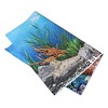 Unique Bargains Aquarium Background Poster Double-sided Aquarium Fish Tank Background Decorative Paper Sticker 1 Pc - 3 of 4