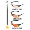 Global Vision Eyewear Hercules 7 24 Photochromic Safety Cycling & Tennis Glasses - 2 of 4