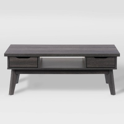 Hollywood Coffee Table Dark Gray - CorLiving