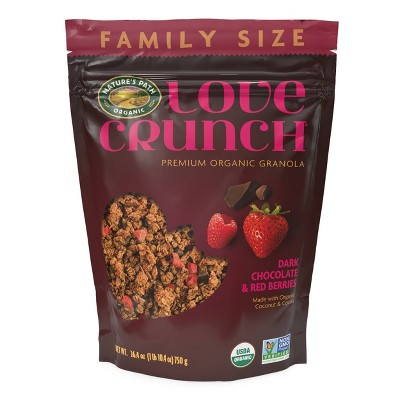 Nature's Path Love Crunch Dark Chocolate & Red Berries Granola - 26.4oz