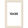 PosterPalooza | 12x20 Wide Barnwood Picture Frame, UV Acrylic, 6 Finishes - Grey, Brown, White, and Black - 2 of 4