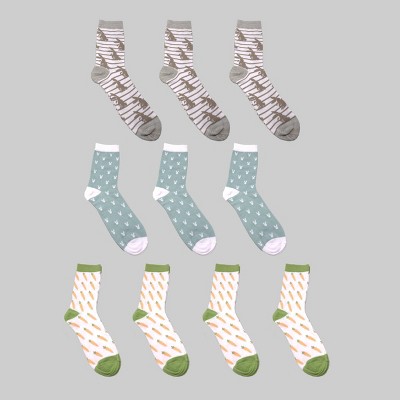 10pk Men's Novelty Socks Rabbits & Food - Bullseye's Playground™