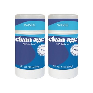 Clean Age Waves AHA Deodorant for Teens - 2.25oz/2pk - 1 of 1