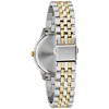 Bulova Ladies Classic 3-Hand Diamond Quartz Two Tone Stainless Steel Watch, Blue Dial - 3 of 4