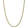 Black Bow Jewelry 3.2mm 10k Yellow Gold Flat Beveled Curb Chain Necklace - 3 of 4