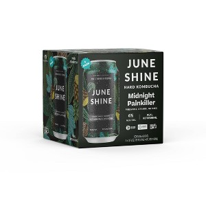 JuneShine Midnight Painkiller Hard Kombucha - 4pk/12 fl oz Cans - 1 of 4