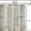 PAGED Shabby Chic Watercolor Floral Shower Curtain, 72x72" Medallion Print Shower Curtain, Cotton Percale Shower Curtain for Bathroom - 4 of 4