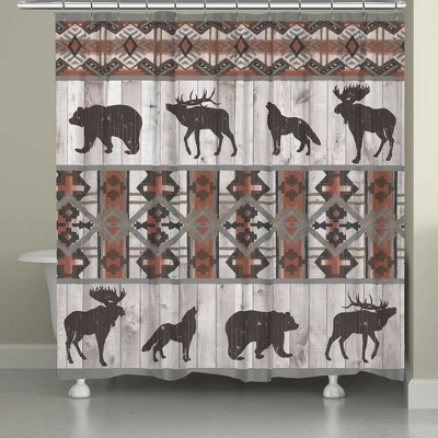 Laural Home Bear Lodge Shower Curtain