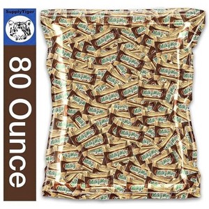 SupplyTiger Bundle of Milky Way Minis (80oz) Candy Pack of MilkyWay for Party Bags, Kids Gifts, and Office Snacks - 1 of 4