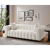 MINIMORE Modern 89.4''W Betty 3Seater Square Arms Chesterfield Sofa - 2 of 4