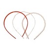 Unique Bargains Women's Solid Color Hairband 1 Set - 4 of 4