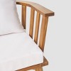 Solano Acacia Wood Club Chair Teak/ White - Christopher Knight Home - image 4 of 4