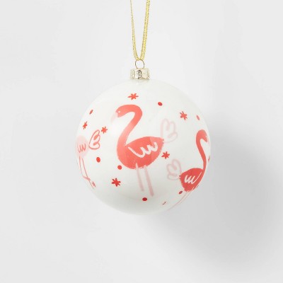 Enamel Ball Flamingo Christmas Tree Ornament - Wondershop™