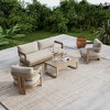 POVISON Minimalist Outdoor Lounge Chairs, Fully Assembled Aluminum Alloy Outdoor Chair, Weather Resistant Patio Lounge Chairs for Deck Porch Balcony - 2 of 4