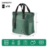 Unique Bargains Insulated Leakproof Thermal Zipper Portable Lunch Bag - 2 of 4